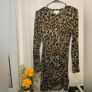 Stunning cheetah print bodycon dress 🐆
